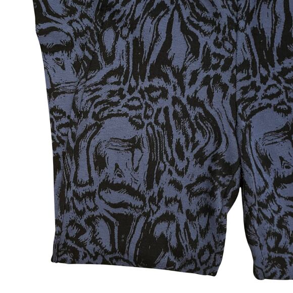 Urban Outfitters Blue Patterned Flare Pants - Picture 6 of 6